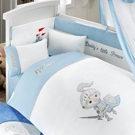 Комплект постельного белья и спальных принадлежностей из 6 предметов серии Little Prince 